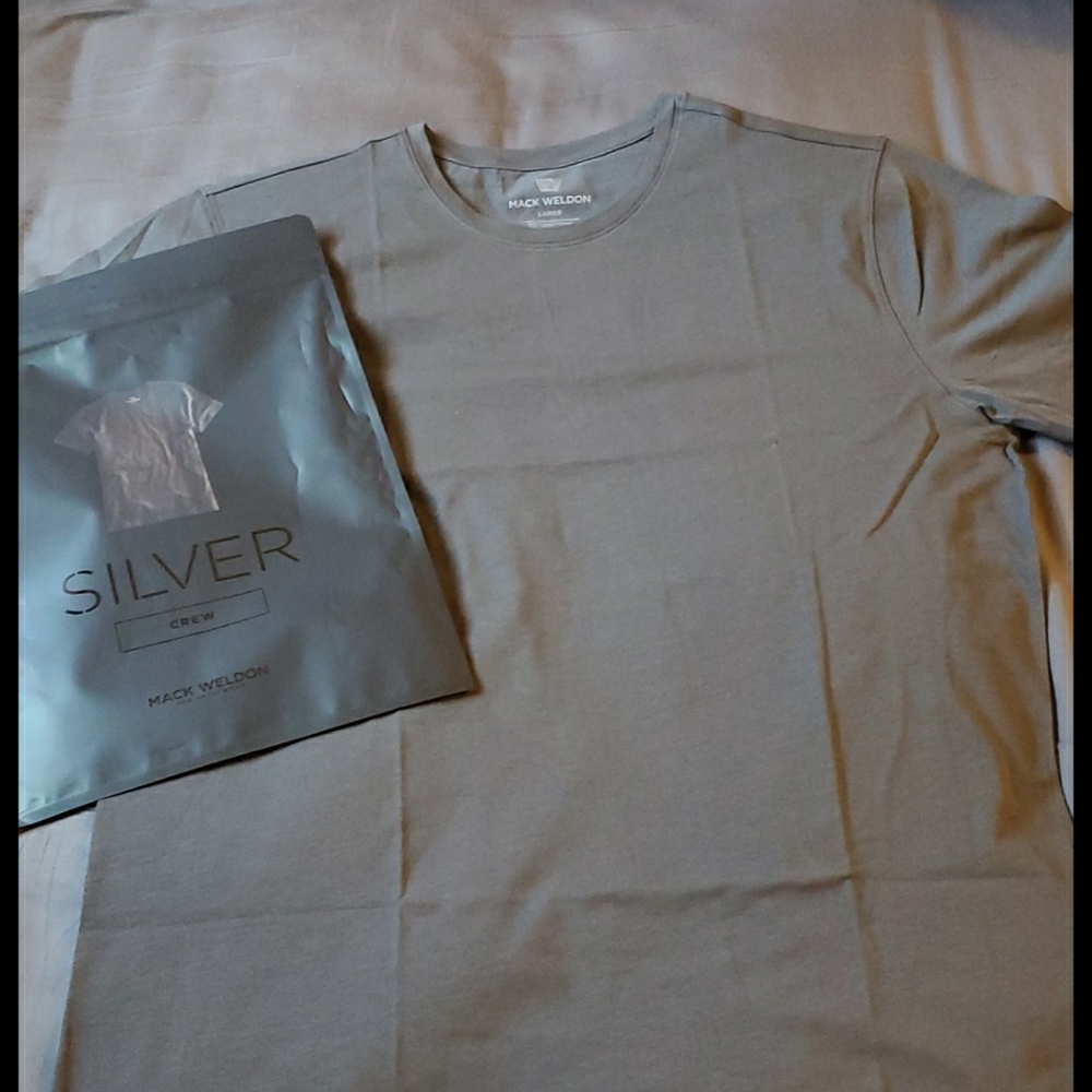 NWT Mens Mack Weldon Silver Tshirt